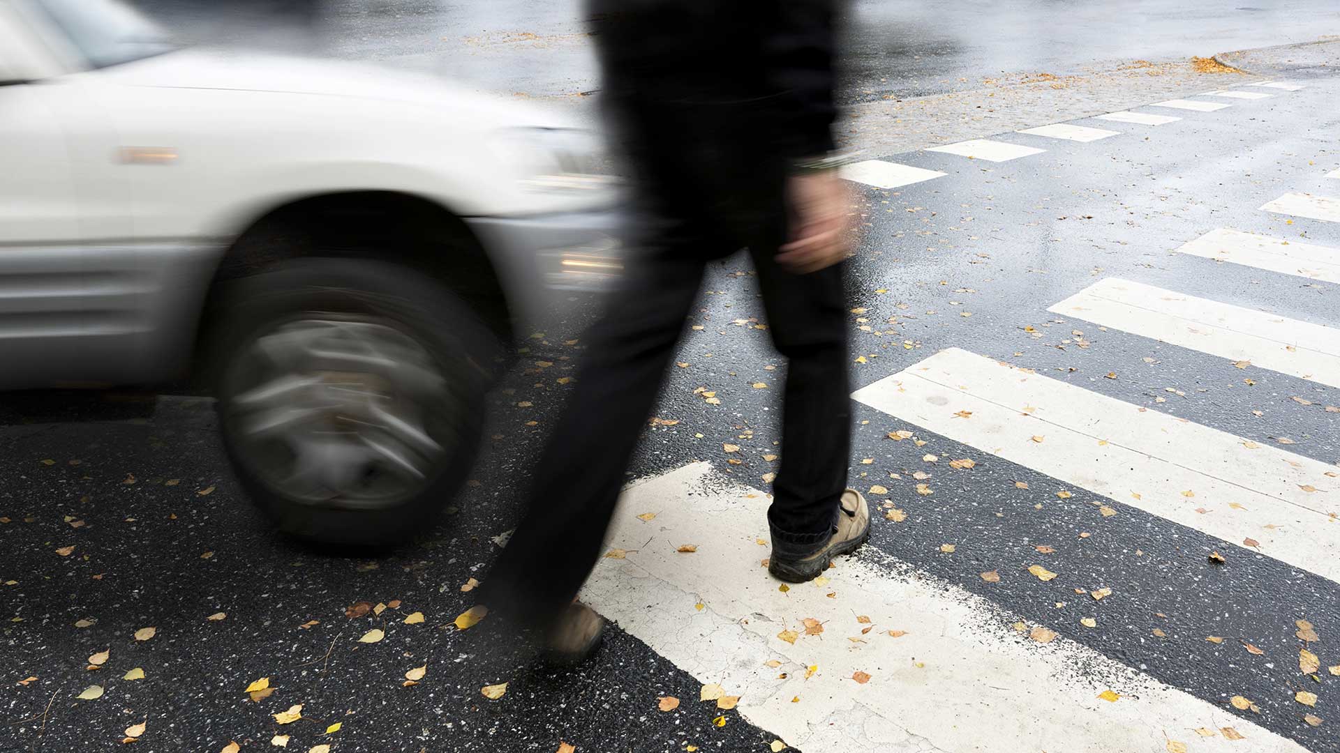 Pedestrian accident attorney representing an injured client